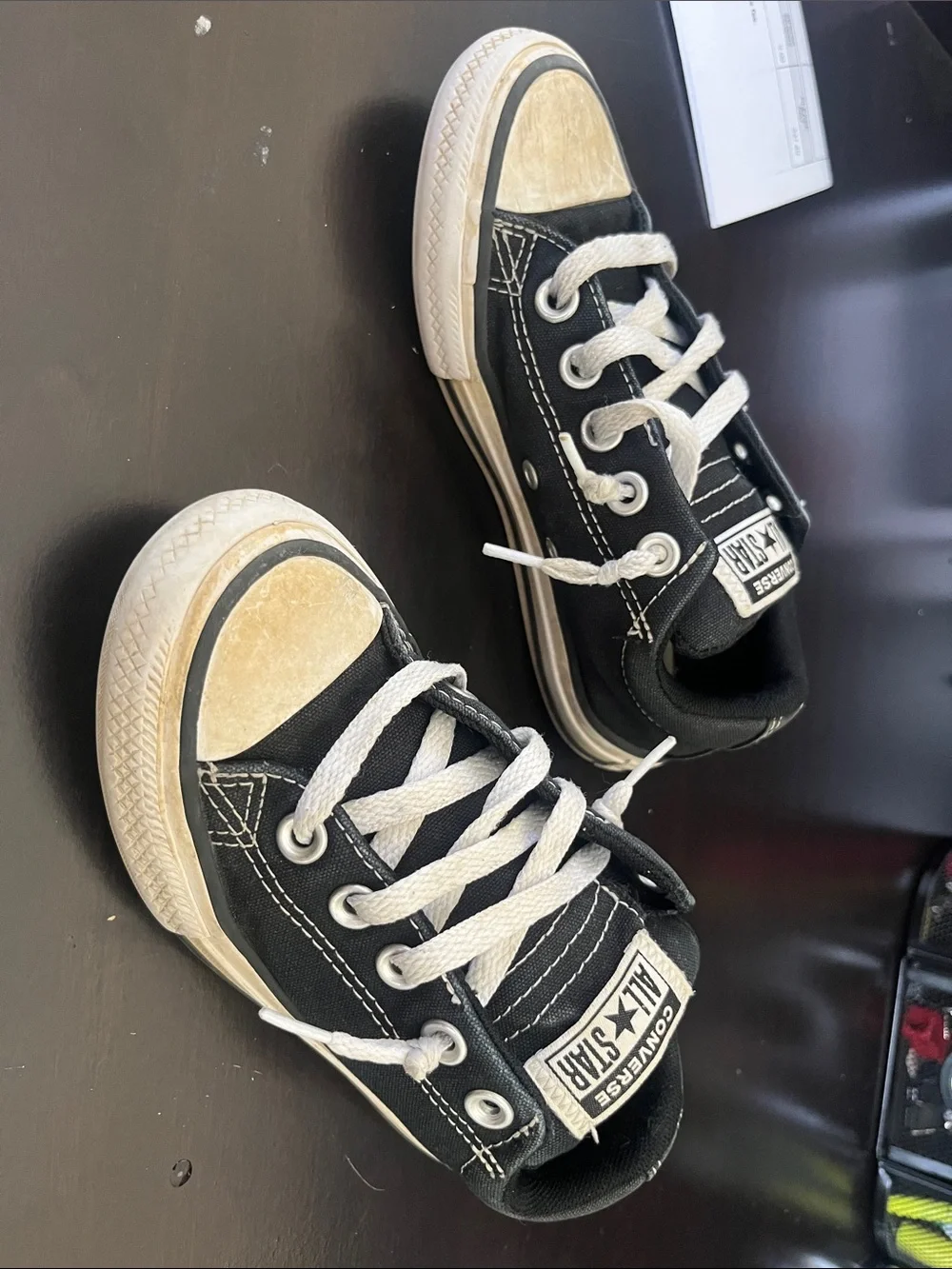 Converse Black and White Low-Top Sneakers